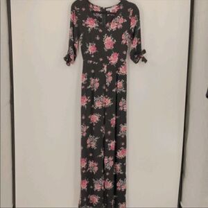 Velvet Torch Los Angeles floral jumpsuit NWOT L